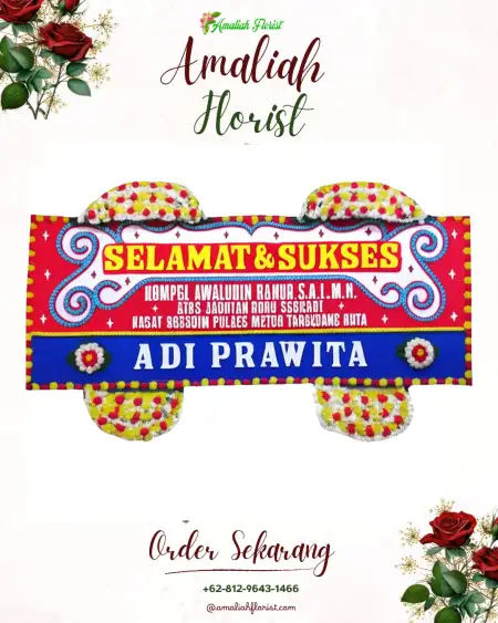 Papan Bunga Ucapan Selamat Sedong Lor